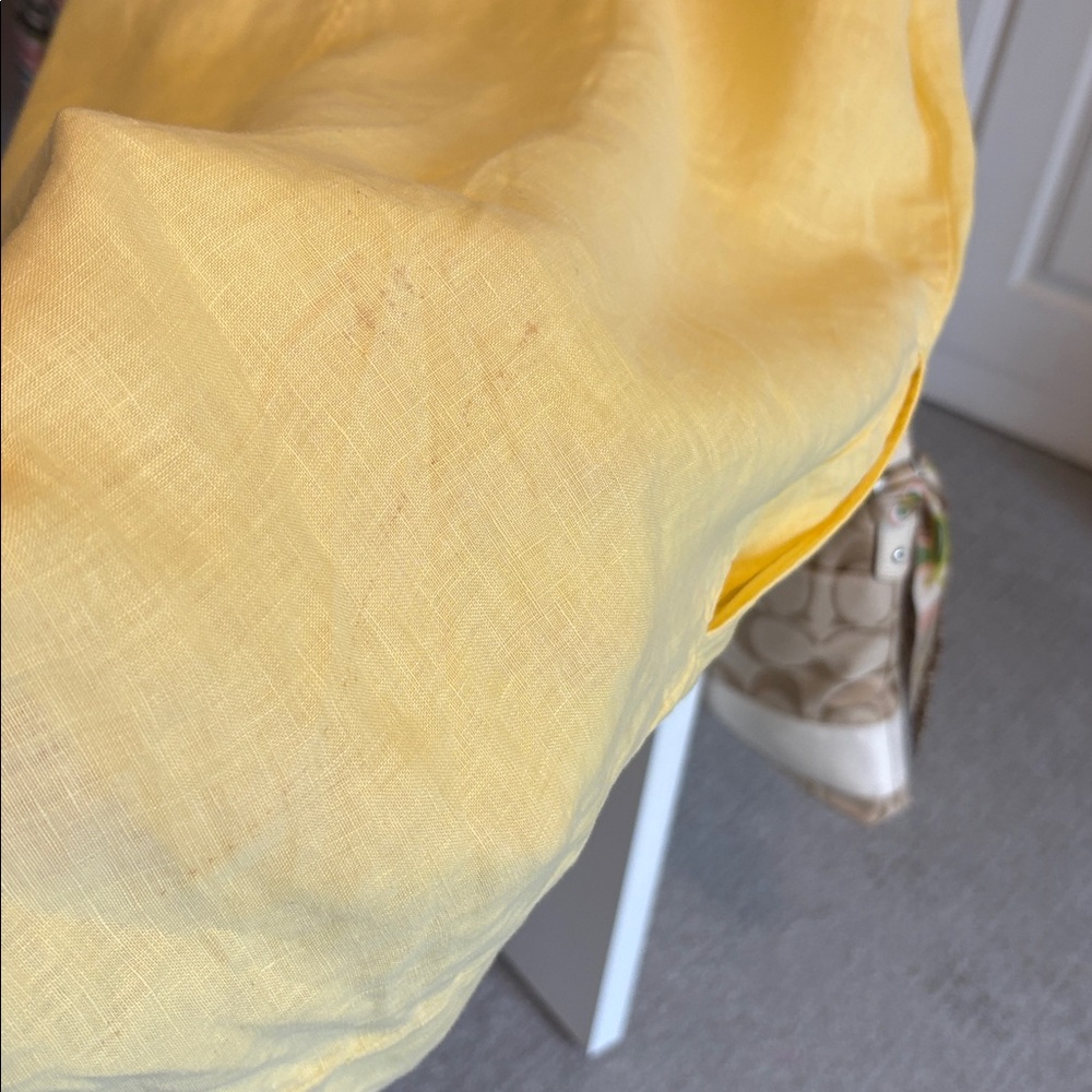 Tommy Bahama sz L Yellow Sleeveless Midi Summer Dress - Picture 8 of 8